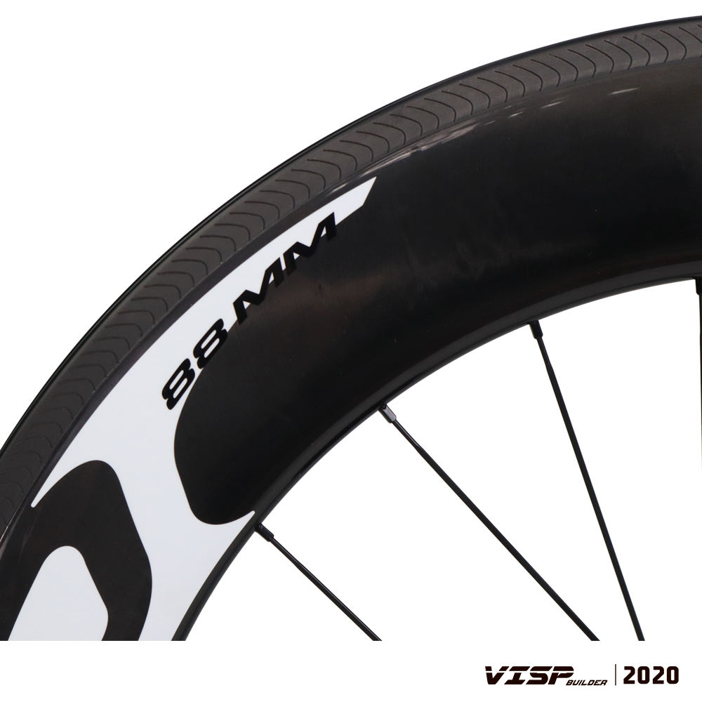 ล้อจักรยานเสือหมอบคาร์บอน VISP BASIC SERIES 2020 Rim 60/88 MM UD GLOSSY