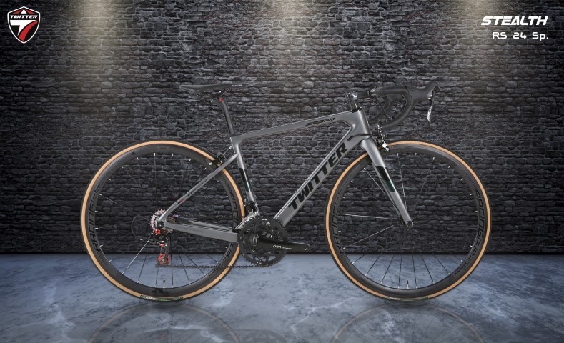 รถจักรยานเสือหมอบคาร์บอน 24 เกียร์ TWITTER Stealth PRO RS 24