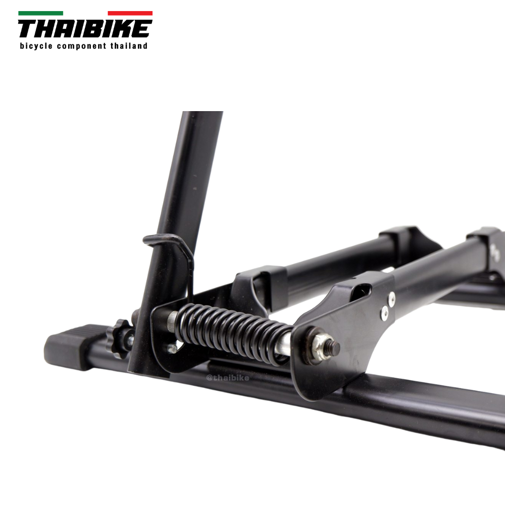ขาตั้งจักรยาน L-สปริง: จอดง่าย ปลอดภัย ไม่ล้ม