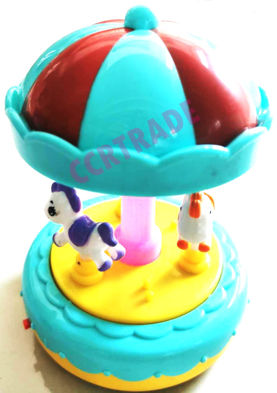 ม้าหมุนสีหวาน มีเสียง มีไฟ 10x14 ซม.(1x6)