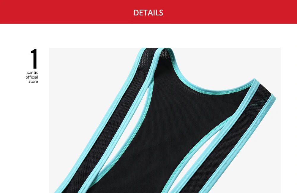 กางเกงเอี้ยมปั่นจักรยาน SANTIC Trisuit c05099 ของแท้