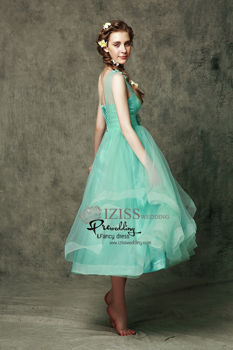 ฺBM0104 - พรีออเดอร์ ชุดเพื่อนเจ้าสาวราตรียาวสีเขียวมินท์