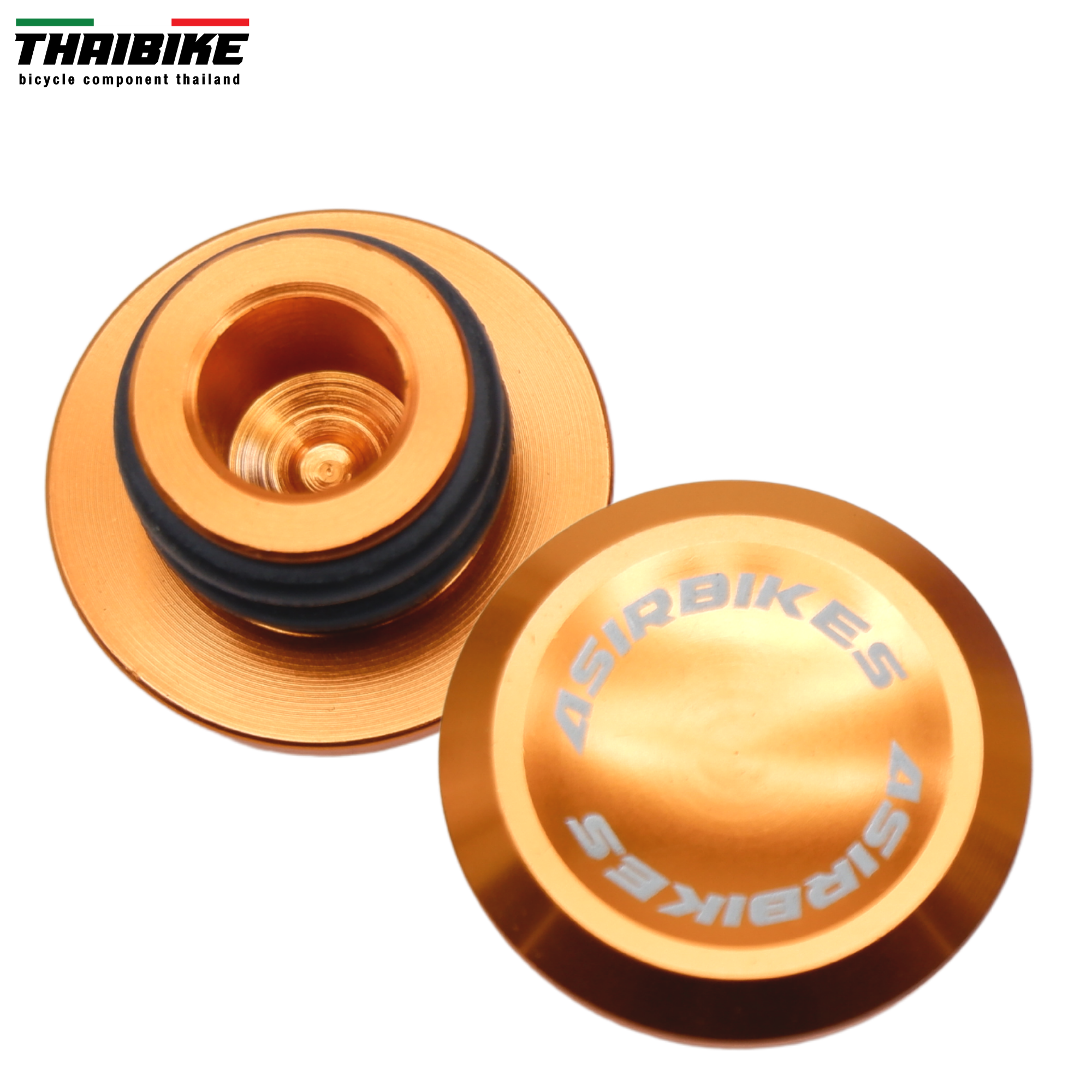 จุกปิดปลายแฮนด์จักรยานเสือหมอบ เสือภูเขา อลูมิเนียม CNC ยี่ห้อ ASIRBIKE/FMF