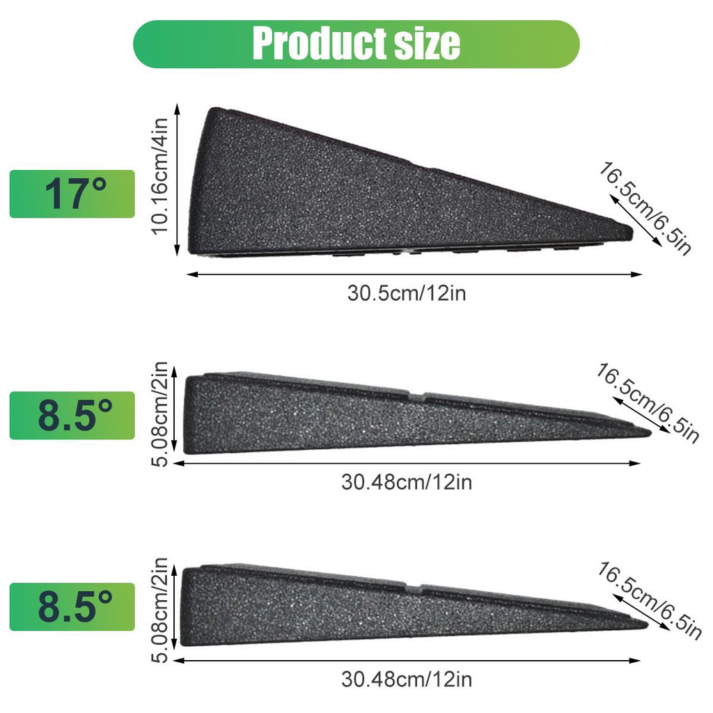 foam slant board แทนยืดเหยียดกล้ามเนื้อ ฟิตเนส โยคะนักวิ่ง ปรับระดับได้ 1 ชุด 3 ชิ้น ปรับองศาได้ ส่งในไทย 2-3 วันรับของ