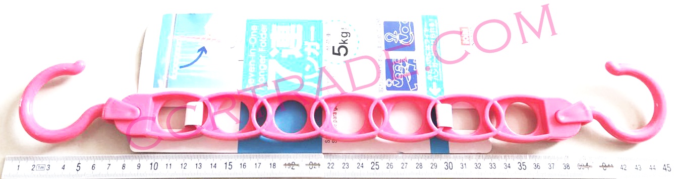 ราวแขวนผ้าสีสดแผง 45 ซม.(งานหนา)