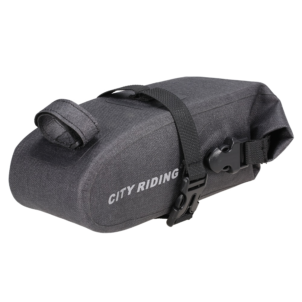 กระเป๋าใต้อานจักรยานกันน้ำผ้าแคนวาส FREE RIDING 1.5L Bike Saddle Bag Cycling Seat Post Bag