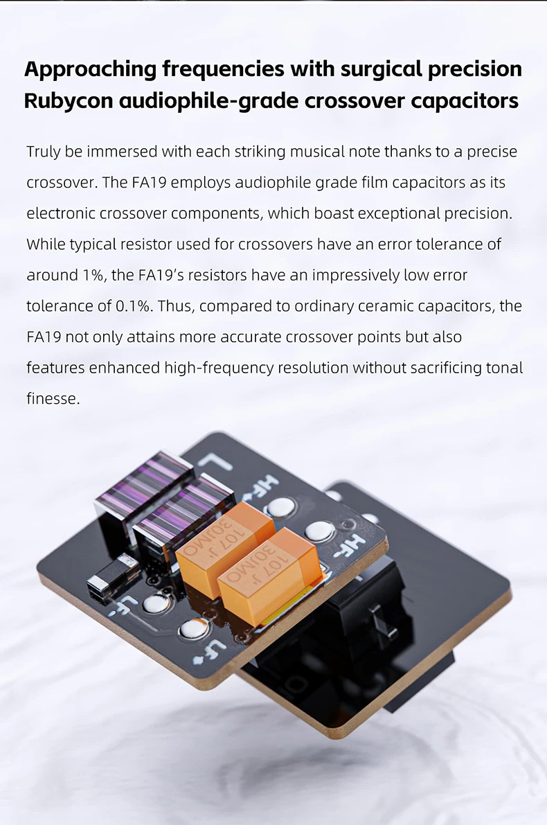 FiiO FA19 หูฟัง 10 ไดรเวอร์ Knowles BA, Crossover เกรด audiophile สายเงินไฮเอนด์ รองรับ Hi-Res ประกันศูนย์ไทย