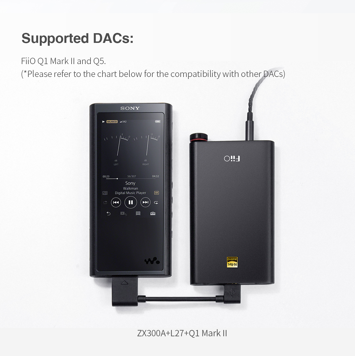 ขาย FiiO L27 สาย WMport to Micro USB Digital Audio