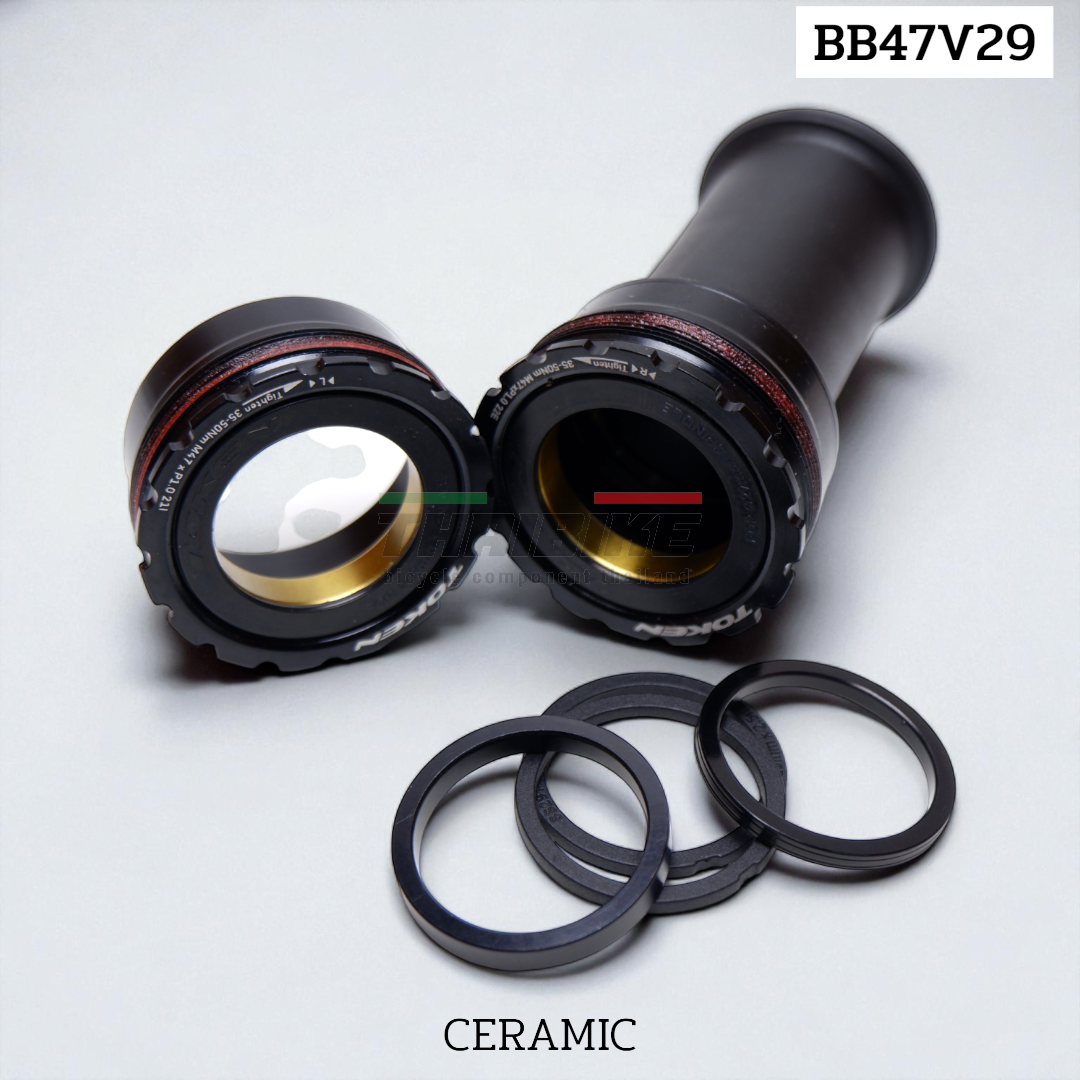 กระโหลก TOKEN BB47V29 | T47 Inboard | สำหรับ SRAM DUB (Ø28.99mm)