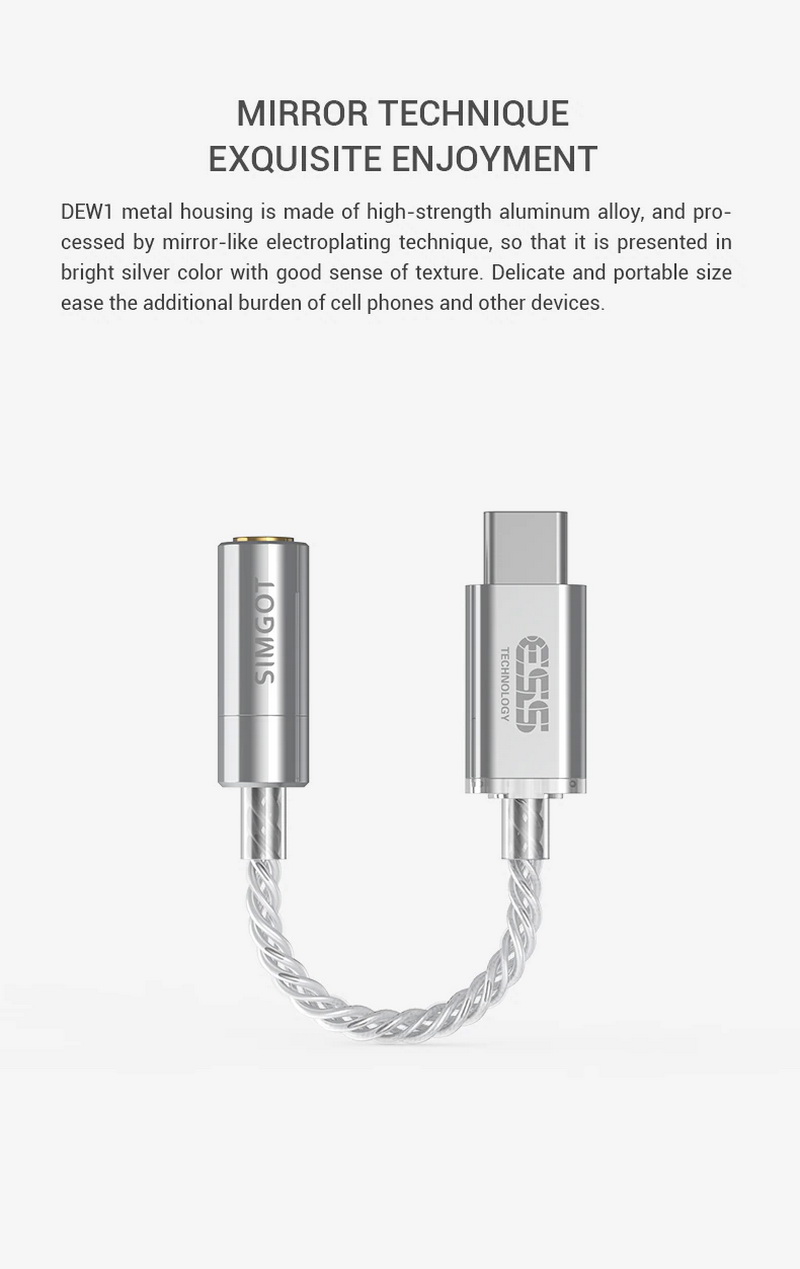 Simgot DEW1 DAC หางหนู ชิป ESS ES9270C ประกันศูนย์ไทย