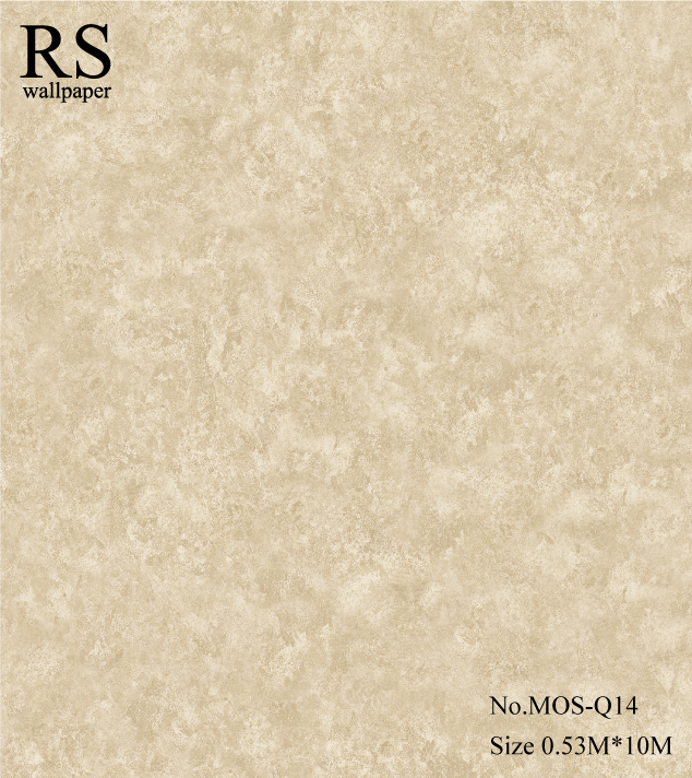 วอลเปเปอร์ลายปูนเปลือยโทนสีน้ำตาลแก่มีกลิตเตอร์สีเงิน MOS-Q14