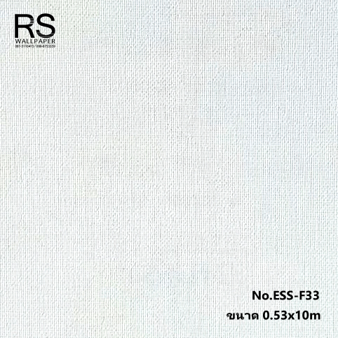 วอลเปเปอร์ลายผ้าสีขาวอมเทาอ่อน ESS-F33