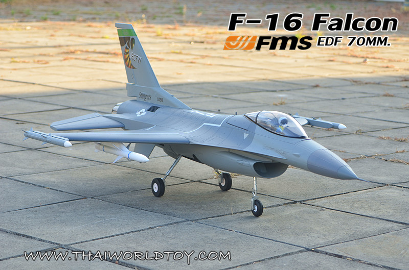 F-16 Fighting Falcon 70MM. FMS+พับล้อ