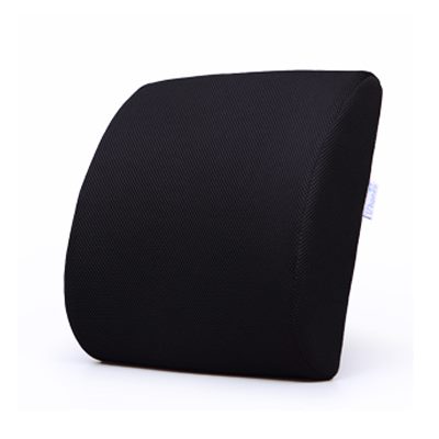 หมอนสุขภาพ หมอนรองหลัง หมอนเมมโมรี่โฟม 418A-BK - 3D-สีดำ