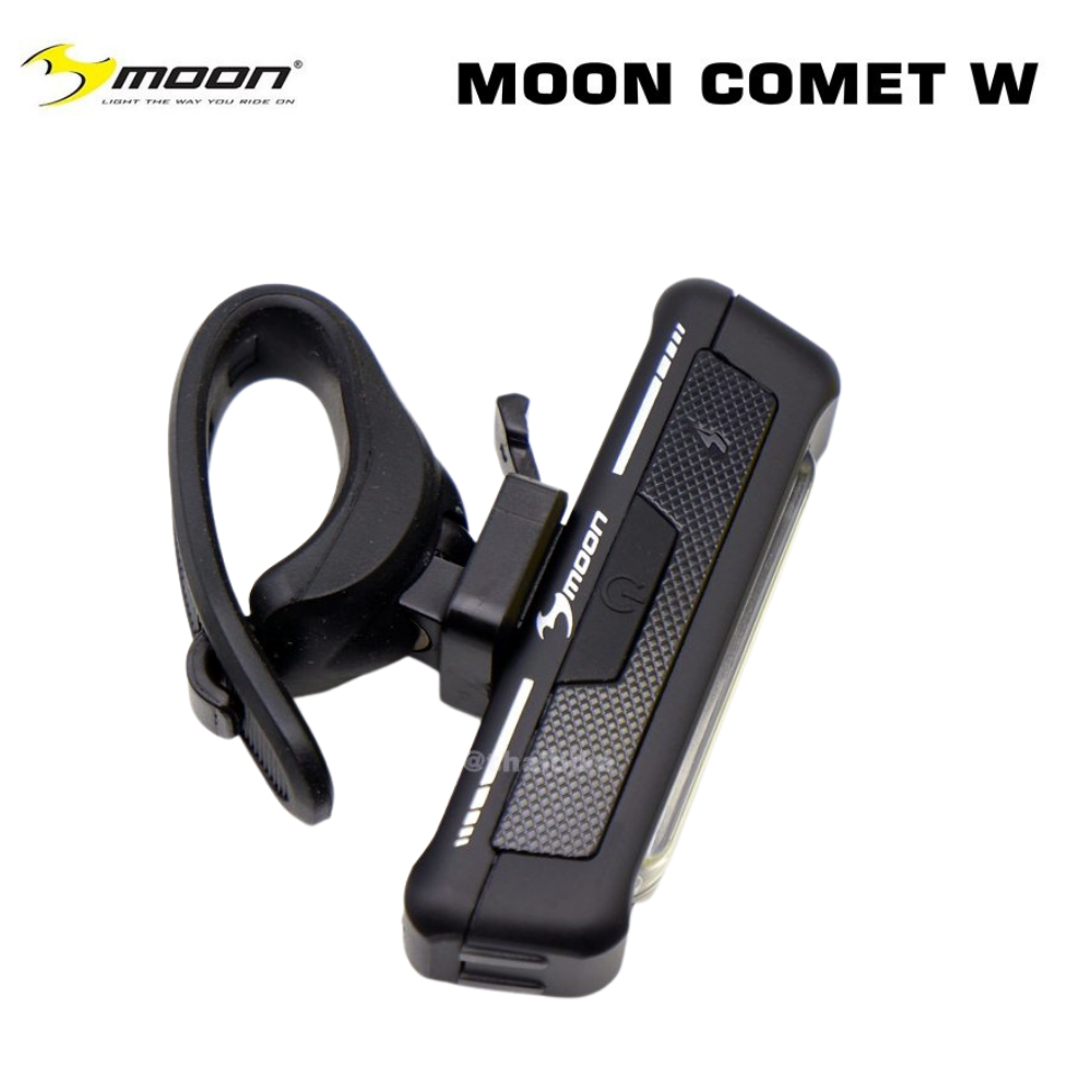!! แท้ ไฟจักรยาน MOON COMET W usb rechargeable light 100LM ไฟสีขาว