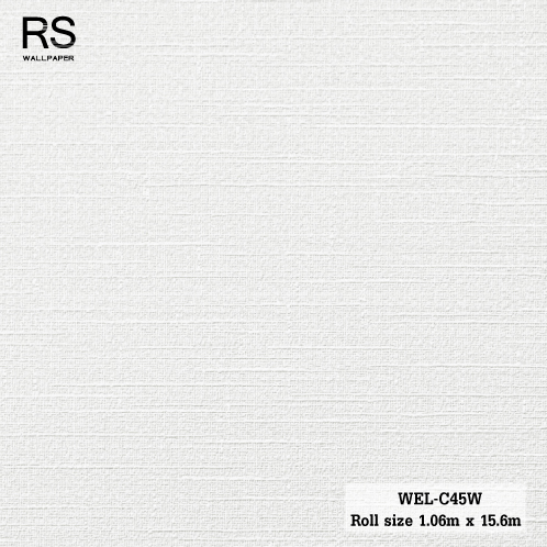 วอลเปเปอร์ สีขาว WEL-C45W