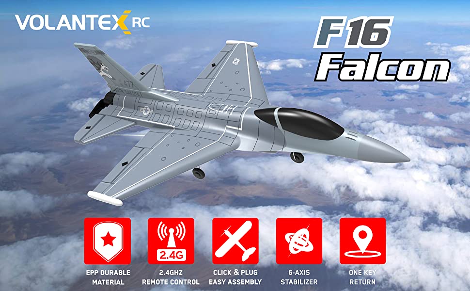 F-16Falcon 4Ch Mini Rc 6G