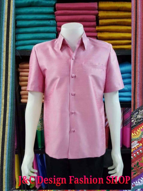 เสื้อสูทชายผ้าไหมแพรทิพย์ เสื้อสูทชายไหมประดิษฐ์สีเหลือง สูทผ้าไทยชาย เสื้อผ้าไทยสีชมพู สูทผ้าไหมอิตาลีสีชมพู,สูทผ้าไทยสีชมพู ซาฟารีชายผ้าไหมแพรทิพย์สีชมพู
