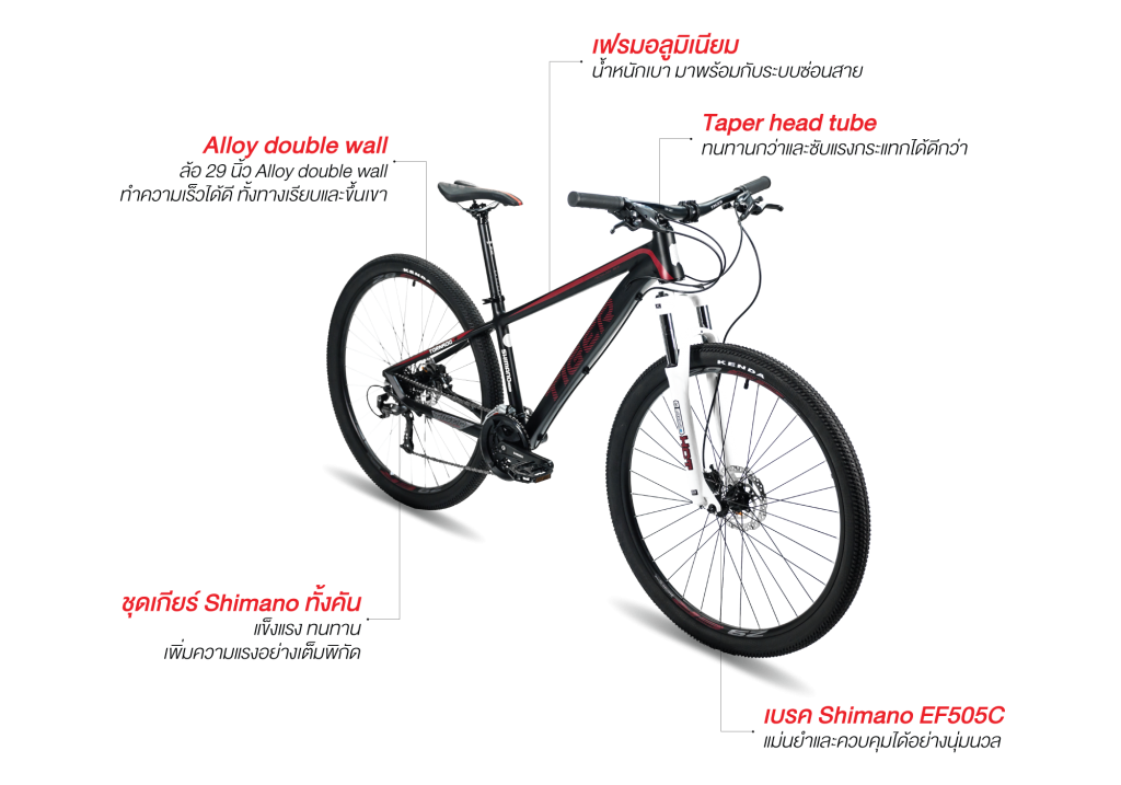 จักรยานเสือภูเขา TIGER TORNADO 29 ER