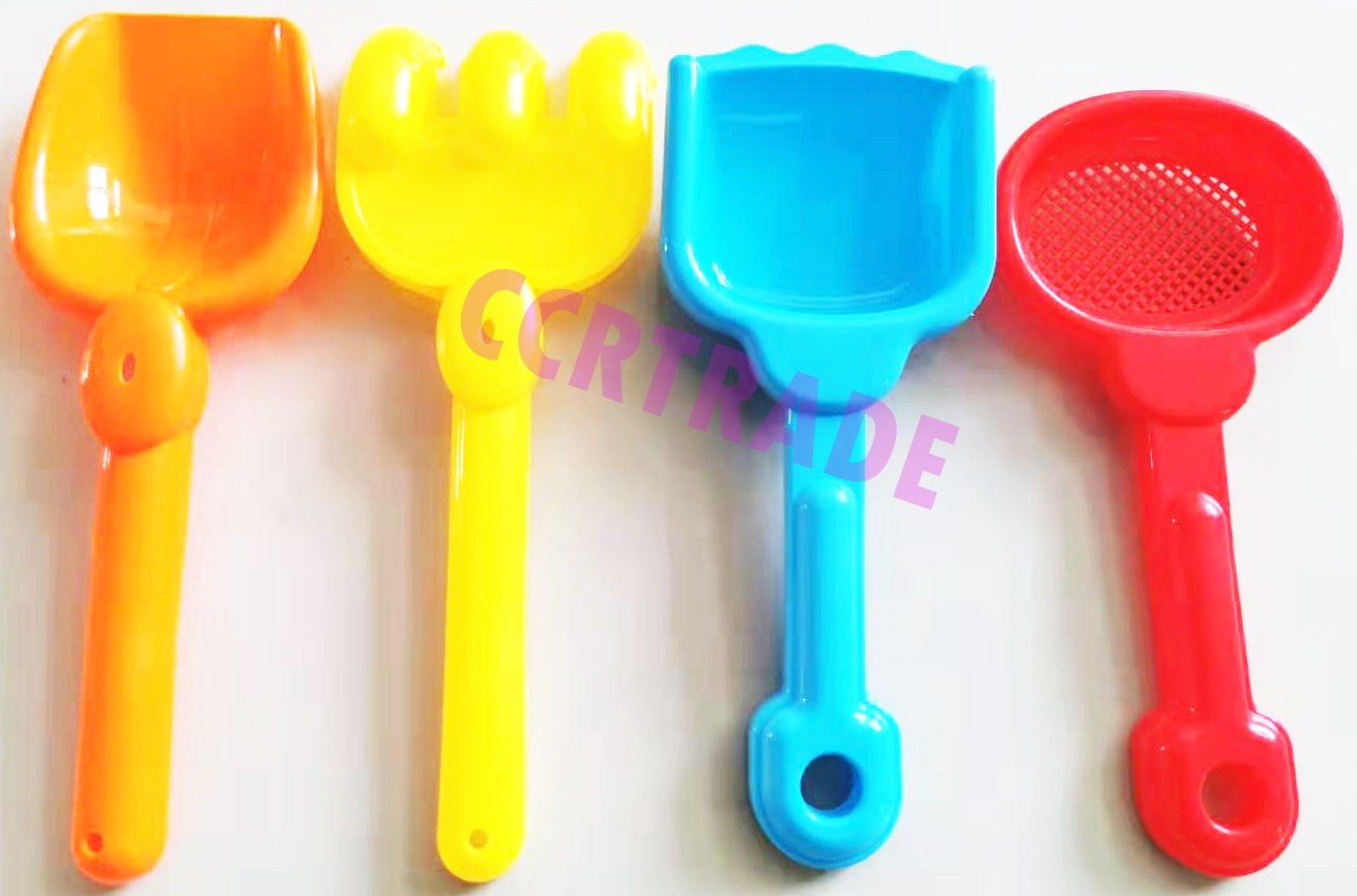 ชุดตักทรายจัมโบ้ 4 ชิ้นถุงตาข่าย 25 ซม.