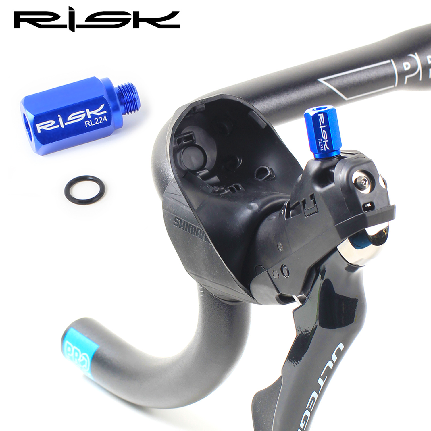 ตัวต่อกรวยน้ำมัน RISK สำหรับมือเกียร์จักรยานดิส SHIMANO STR9120,STR8020, STR7025 สำหรับมือเกียร์เสือหมอบ