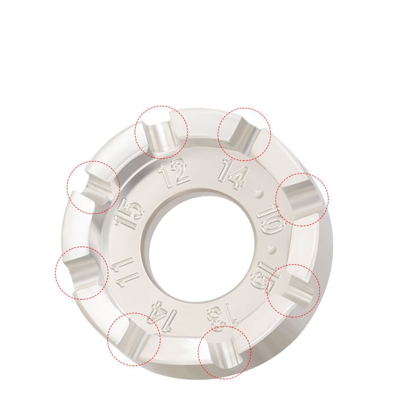 เครื่องมือขันซี่ลวดจักรยาน TOOPRE 8 ช่อง แบบวงกลม เบอร์ 10/11/12/13/14/15G