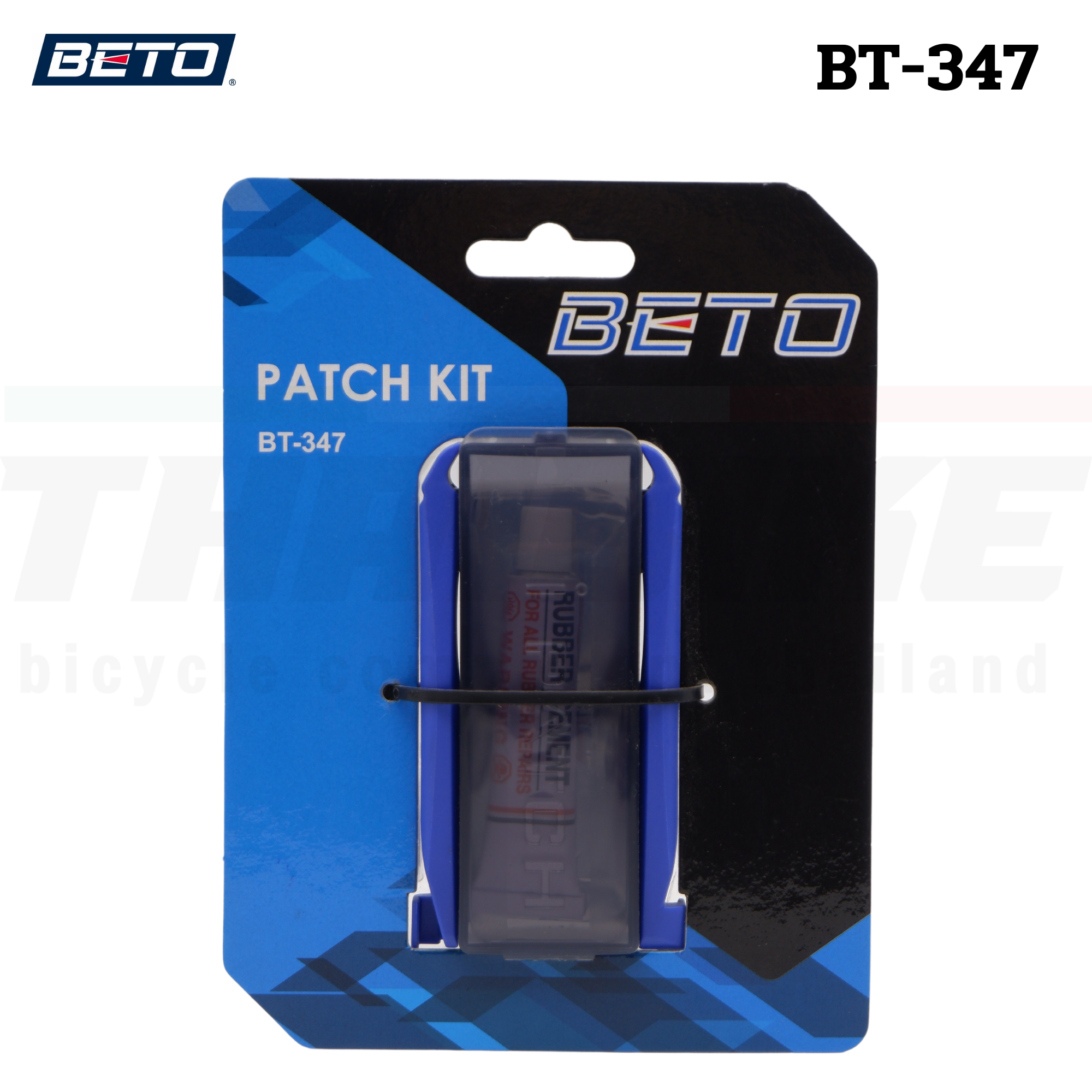 ชุดปะยางจักรยาน BETO BT-347 พร้อมงัดยาง กาวปะยาง แผ่นปะยาง กระดาษทราย