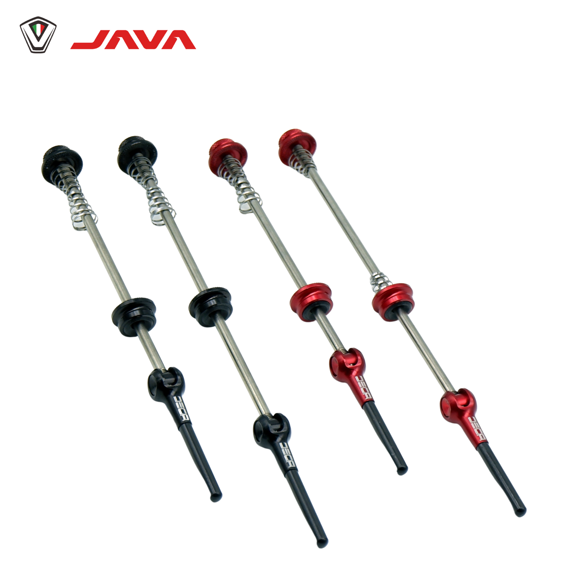 แกนปลดล้อจักรยานเสือหมอบ DECA หัวคาร์บอน หนัก 44 กรัม แกนไทเทเนี่ยม