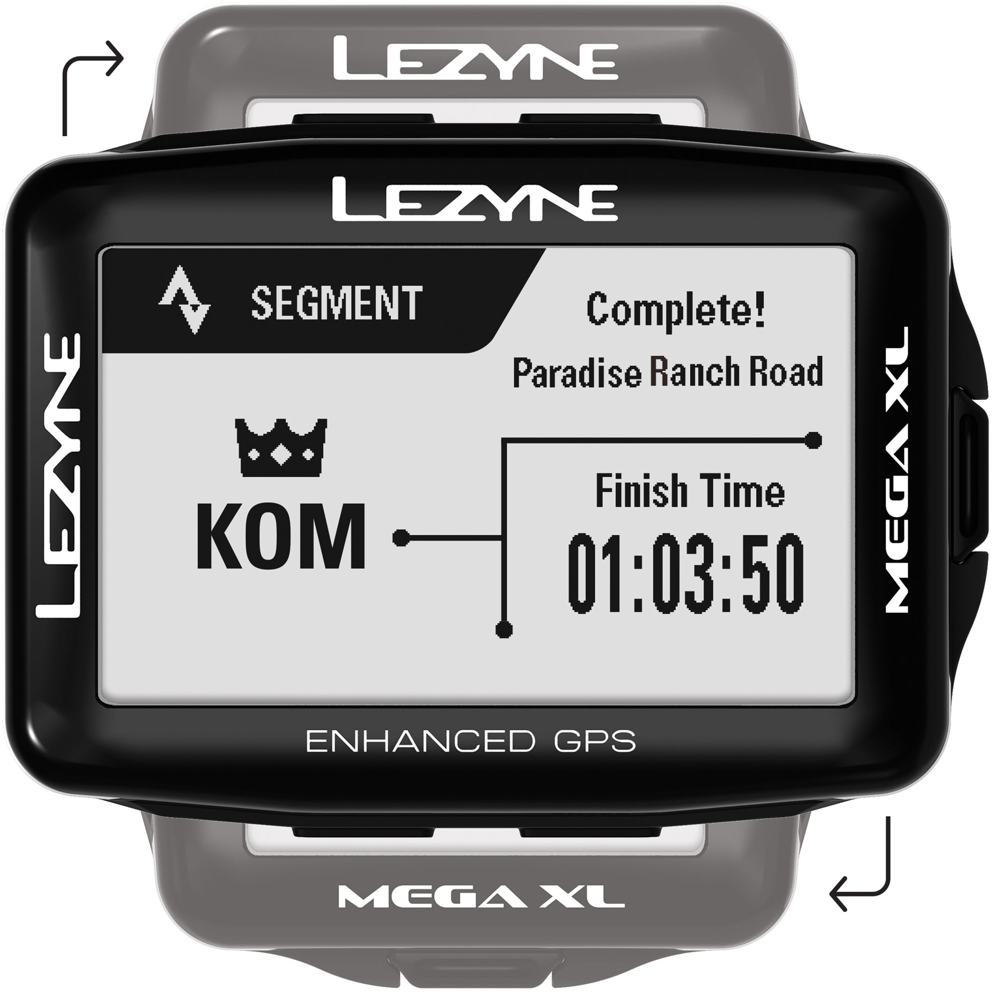 ไมล์จักรยาน LEZYNE Mega XL GPS ภาษาไทย หน้าจอ 2.7นิ้ว