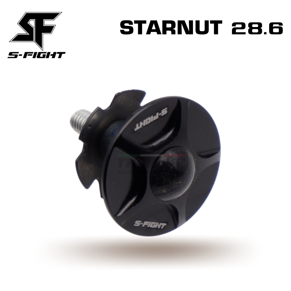 สตาร์นัท S-FIGHT ใส่คอจักรยาน STAR NUT แบบอลูมิเนียม สำหรับคอ 28.6