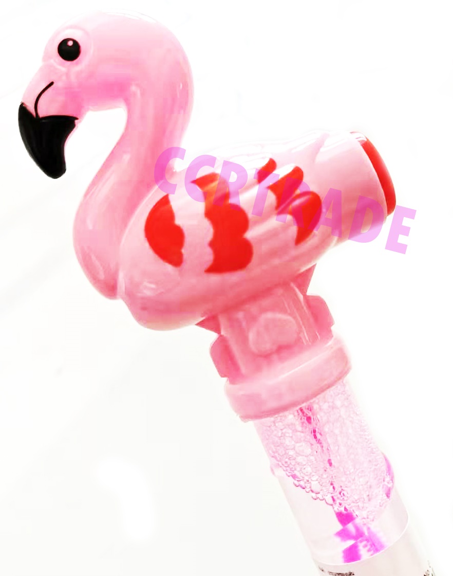 กระบองเป่าฟองฟลามิงโก้จัมโบ้ มีเสียง 35 ซม.กล่อง(1x18)