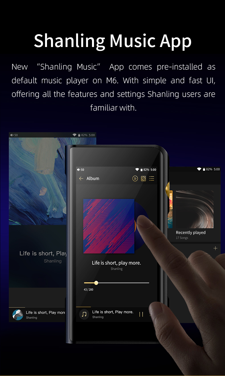 พรีออเดอร์ Shanling M6 2021 (รุ่นปกติ) Dap พกพารองรับ Dual Hi-Res ประกันศูนย์ไทย