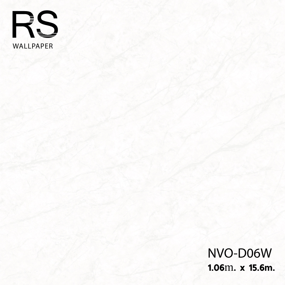 วอลเปเปอร์ ลายหินอ่อน สีครีมอ่อน NVO-D06W