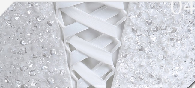 BR170 **พรีออเดอร์**ชุดแต่งงาน&ชุดเจ้าสาวแบบยาวสีขาวเกรดพรีเมี่ยม ดีเทล Luxery หรูหราด้วยคริสตัลใสทอลายเรียงเส้นโชว์ไหล่ละเนินอก ถักต่อตั้งแต่ช่วงคอมาจนถึงช่วงแขน หรูหราไฮโซ สวยโดดเด่นไม่ซ้ำใคร