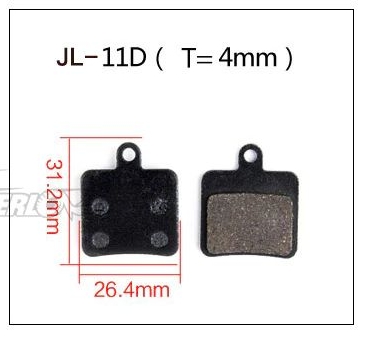 ผ้าเบรคดิสก์ JEDERLO ceramic bicycle brake caliper pads common for SHIMANO ZOOM ผ้าเบรคจักรยาน แผ่นยางเบรค
