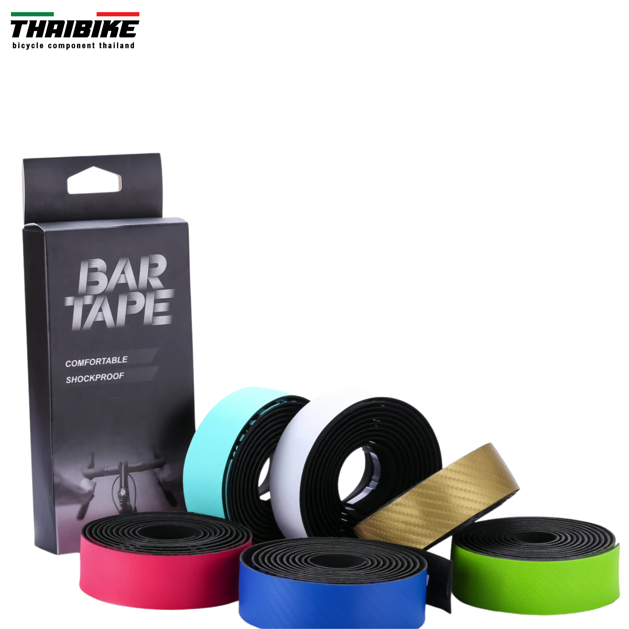 ผ้าพันแฮนด์จักรยานเสือหมอบ THAIBIKE 2TONE