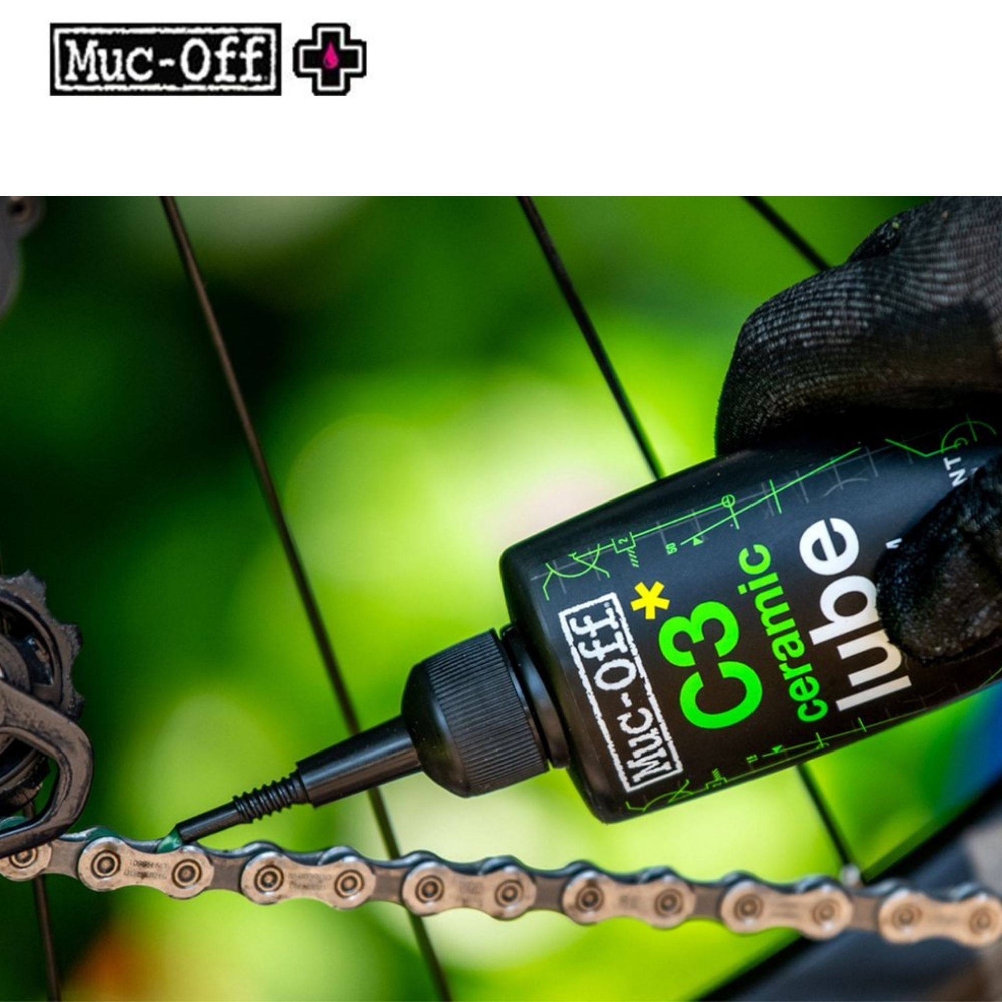 น้ำมันหยอดโซ่จักรยานพรีเมี่ยม MUC-OFF CERAMIC C3 แบบเปียก แบบแห้ง WET/DRY 50ml 120ml