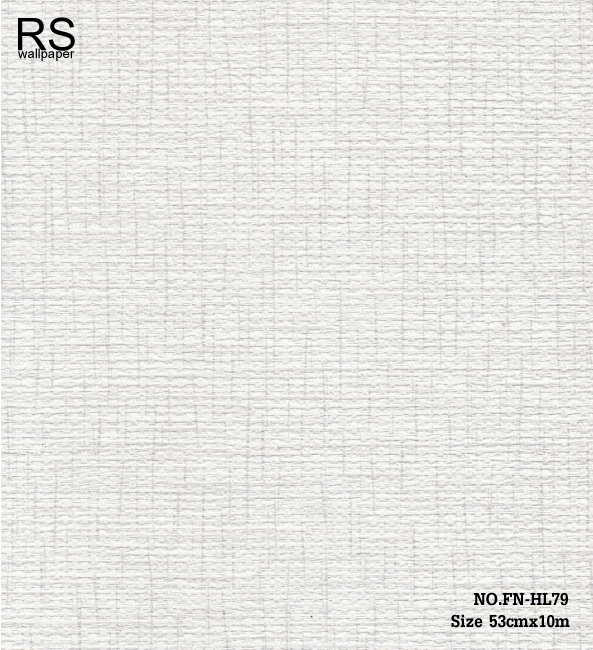 วอลเปเปอร์ เทกเจอร์ลายผ้า สีเทาพื้นขาว FN-HL79