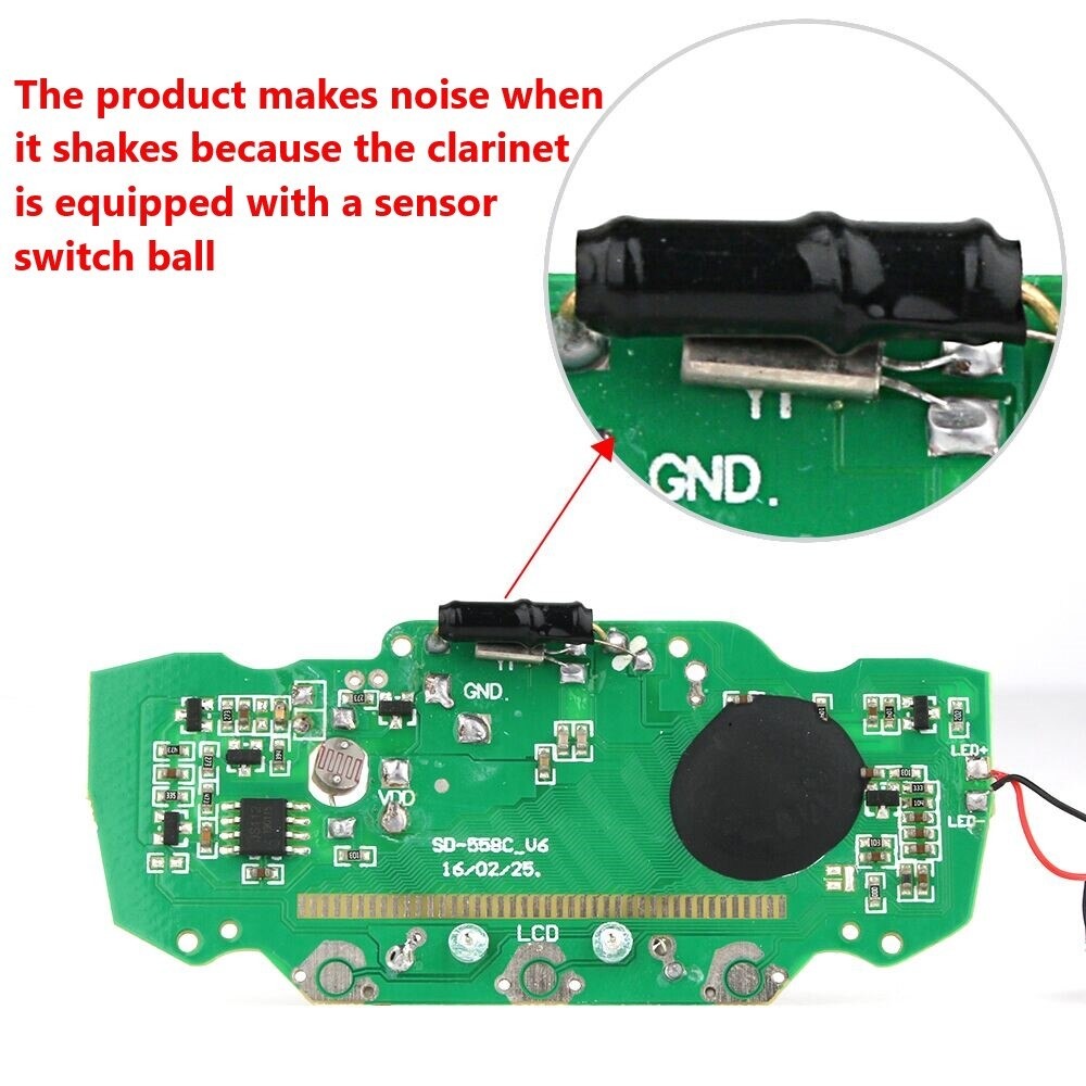 ไมล์จักรยานไร้สาย SUNDING 14 ฟังชั่น รุ่น sd 548c (แพ๊คถุง OPP)