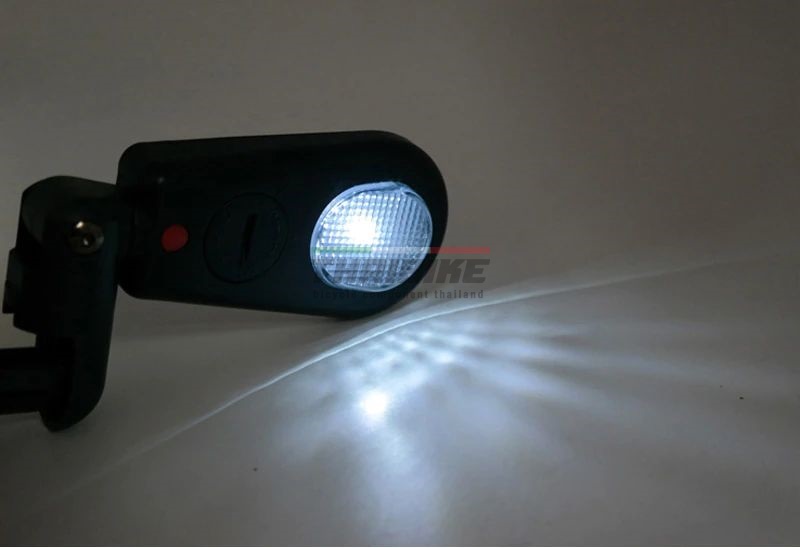 กระจกติดจักรยานแบบมีไฟในตัว THAIBIKE ติดได้ทั้งซ้ายและขวา