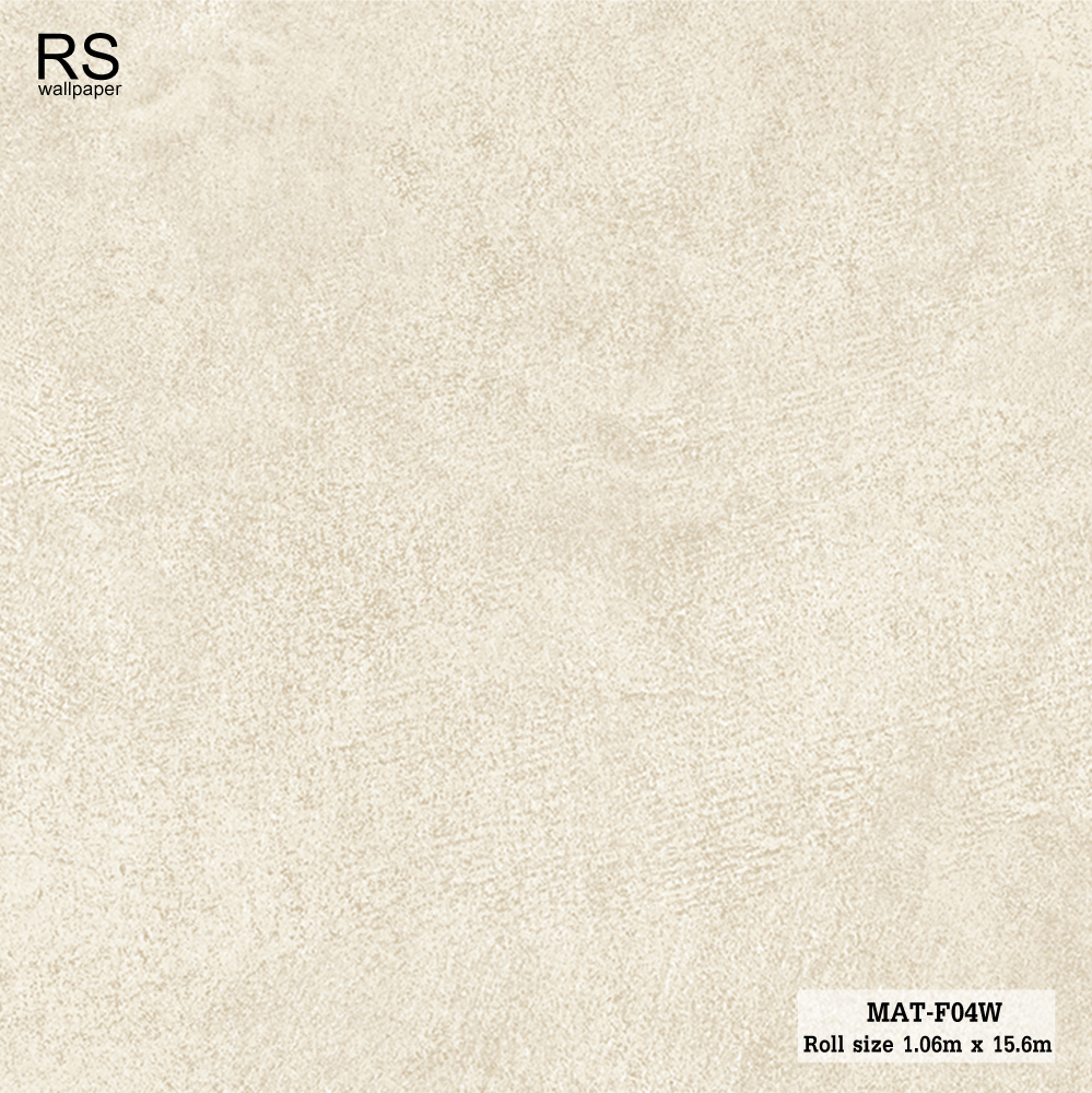 วอลเปเปอร์ ลายปูนเปลือยสีครีมน้ำตาล MAT-F04W