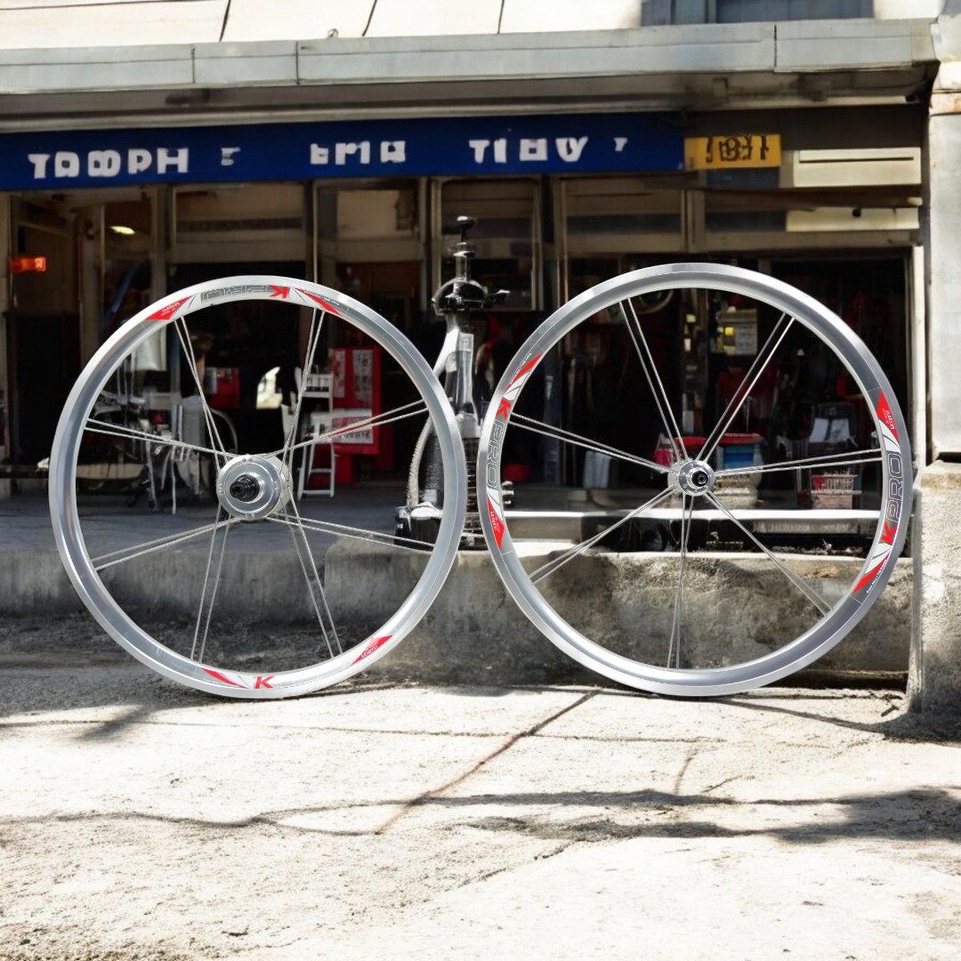 ล้อหน้าหลังจักรยาน Litepro K-Pro ขนาด 20 นิ้ว มาตรฐาน 451 ขอบคู่น้ำหนักเบา