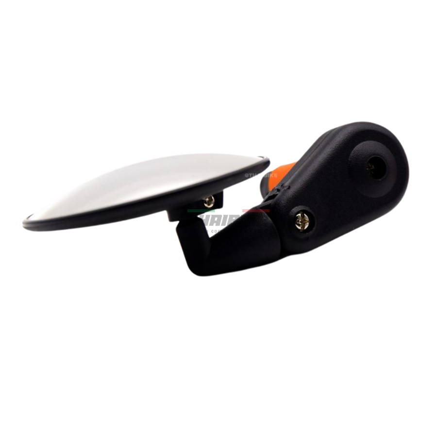 กระจก v-grip (งานไต้หวัน) กระจกติดจักรยาน แบบนูน ติดได้ทั้งซ้ายและขวา