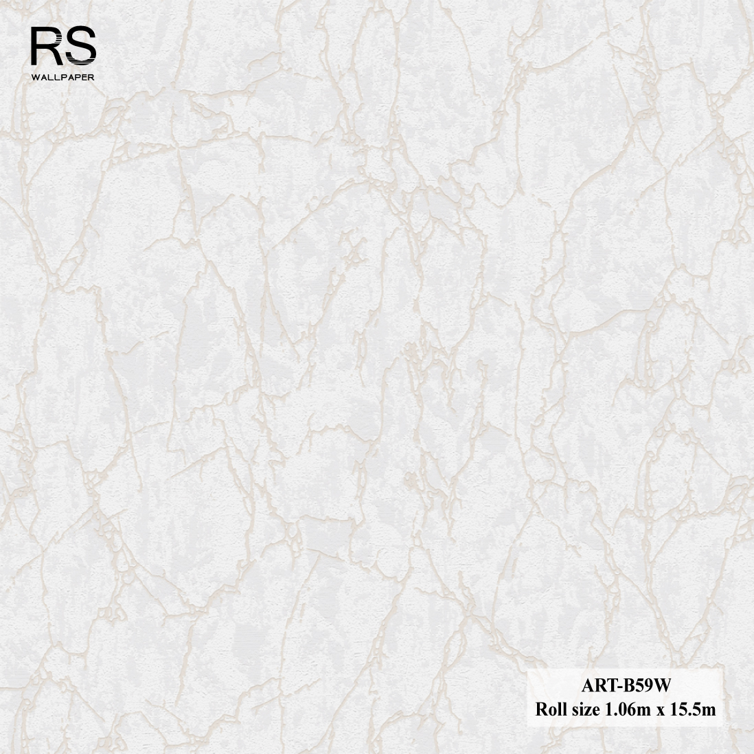 วอลเปเปอร์ ลายหินอ่อนสีเทาอ่อนสว่าง ART-B59W