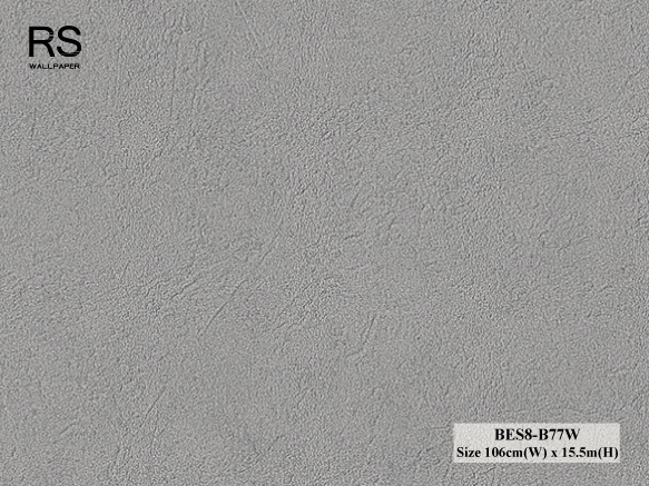 วอลเปเปอร์ลายปูนเปลือยคอนกรีต สีเทาเข้ม BES8-B77W