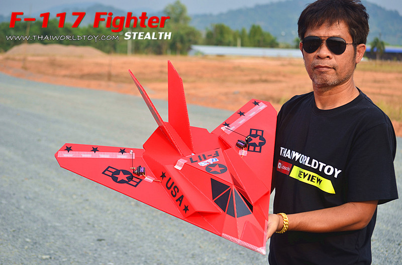 F-117 Stealth Rc 800mm.ชุดพร้อมบิน