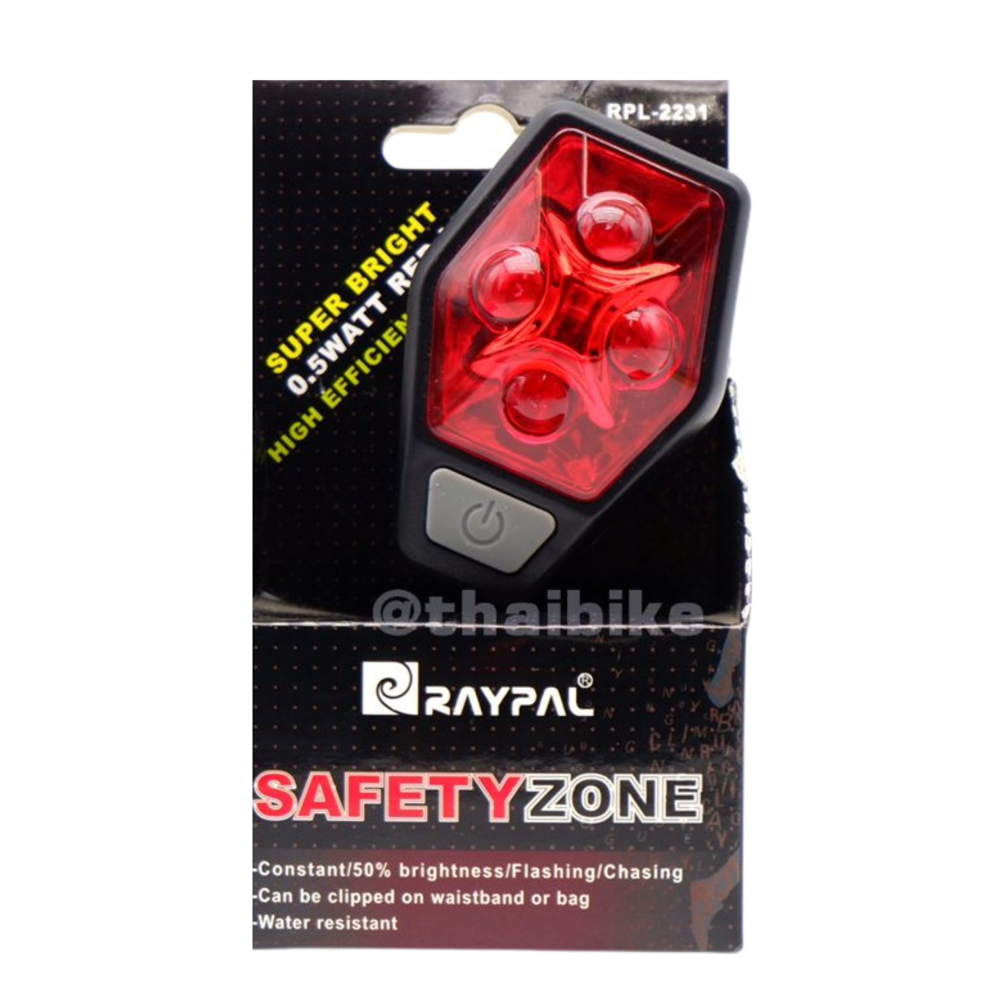 ไฟท้ายจักรยานแบบใช้ถ่าน RAYPAL RPL-2231