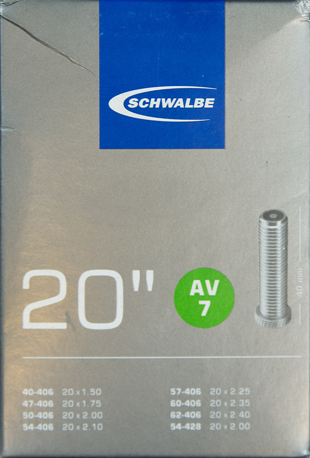 ยางใน Schwalbe 20x1.5-2.4 AV7 จุ๊บใหญ่