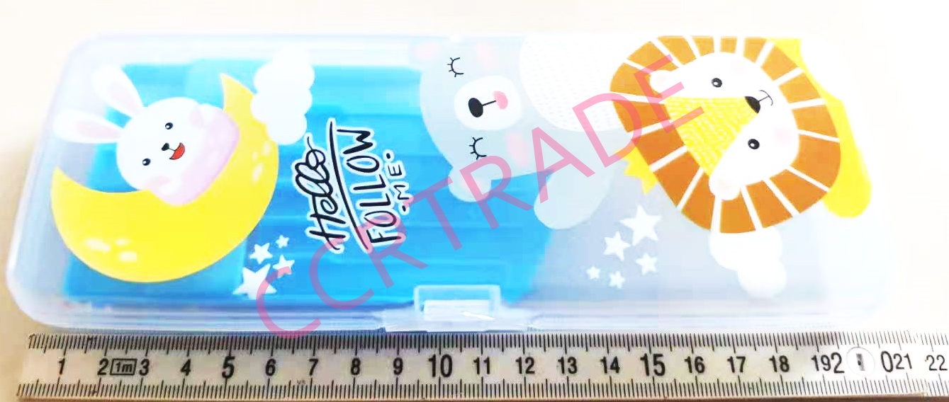 กล่องดินสอพลาสติกการ์ตูน(ใหม่) 20.5 ซม.