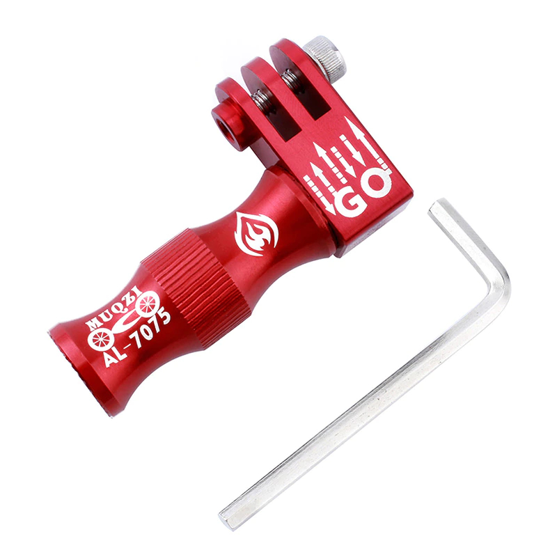 ขายึด GOPRO ติดแกนปลดจักรยาน MUQZI Lighthouse Cycling Quick Release Front Wheel Lamp Holder Alloy Rear Derailleur